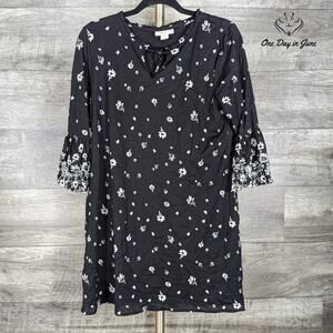 Style & Co Petite Long Sleeve Mini Dress Size PL